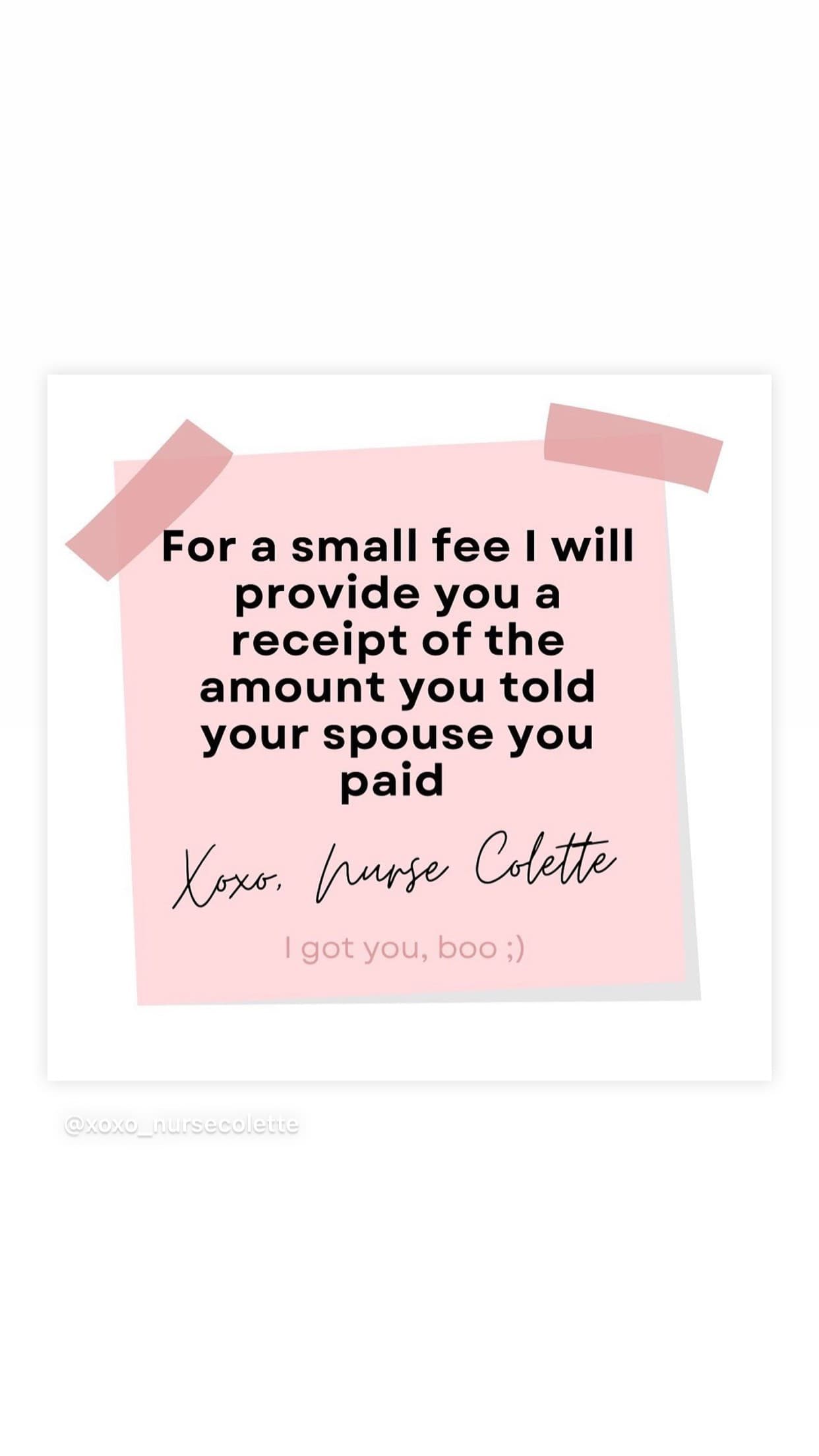 XOXO Nurse Colette